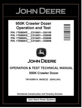 Load image into Gallery viewer, TM14258X19 OPERATION AND TEST TECHNICAL MANUAL - JOHN DEERE 950K CRAWLER DOZER BEST PDF DOWNLOAD