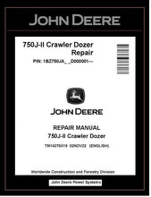 Load image into Gallery viewer, TM14276X19 REPAIR MANUAL - JOHN DEERE 750J-II CRAWLER DOZER BEST PDF DOWNLOAD