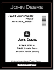 TM14276X19 REPAIR MANUAL - JOHN DEERE 750J-II CRAWLER DOZER BEST PDF DOWNLOAD
