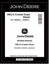 TM14278X19 REPAIR MANUAL - JOHN DEERE 850J-II CRAWLER DOZER BEST PDF DOWNLOAD
