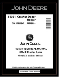 TM14282X19 REPAIR TECHNICAL MANUAL - JOHN DEERE 850J-II CRAWLER DOZER BEST PDF DOWNLOAD