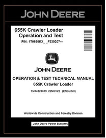 TM14323X19 OPERATION AND TEST TECHNICAL MANUAL - JOHN DEERE 655K CRAWLER LOADER DOWNLOAD PDF