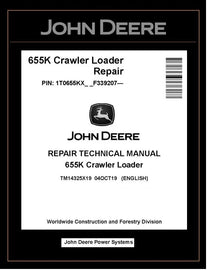 TM14325X19 REPAIR TECHNICAL MANUAL - JOHN DEERE 655K CRAWLER LOADER DOWNLOAD PDF