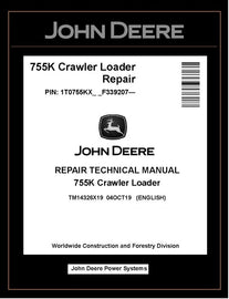 TM14326X19 REPAIR TECHNICAL MANUAL - JOHN DEERE 755K CRAWLER LOADER DOWNLOAD PDF