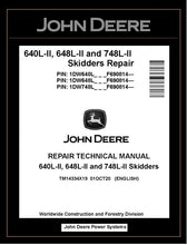 Load image into Gallery viewer, TM14334X19 John Deere 640L-II 648L-II 748L-II Skidder Repair Technical Manual PDF