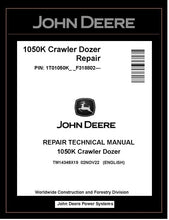 Load image into Gallery viewer, TM14348X19 REPAIR TECHNICAL MANUAL - JOHN DEERE 1050K CRAWLER DOZER BEST PDF DOWNLOAD