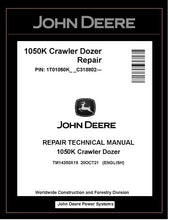 Load image into Gallery viewer, TM14350X19 REPAIR TECHNICAL MANUAL - JOHN DEERE 1050K CRAWLER DOZER BEST PDF DOWNLOAD