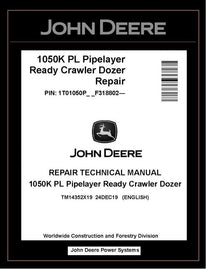 TM14352X19 REPAIR TECHNICAL MANUAL - JOHN DEERE 1050K PL PIPELAYER READY CRAWLER DOZER BEST PDF DOWNLOAD