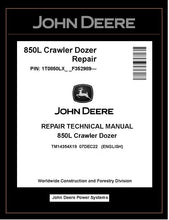 Load image into Gallery viewer, TM14354X19 REPAIR TECHNICAL MANUAL - JOHN DEERE 850L CRAWLER DOZER DOWNLOAD PDF