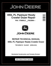 Load image into Gallery viewer, TM14356X19 REPAIR TECHNICAL MANUAL - JOHN DEERE 850L PL PIPELAYER READY CRAWLER DOZER DOWNLOAD