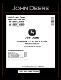 TM14357X19 OPERATION AND TEST TECHNICAL MANUAL - JOHN DEERE 950K CRAWLER DOZER DOWNLOAD PDF