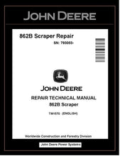 Load image into Gallery viewer, TM1570 - John Deere 862B Scraper Repair Technical Manual PDF