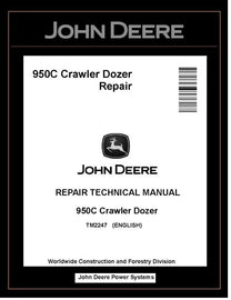 TM2247 REPAIR TECHNICAL MANUAL - JOHN DEERE 950C CRAWLER DOZER BEST PDF DOWNLOAD