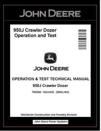 TM2363 OPERATION AND TEST TECHNICAL MANUAL - JOHN DEERE 950J CRAWLER DOZER BEST PDF DOWNLOAD