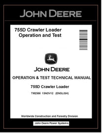 TM2366 OPERATION AND TEST TECHNICAL MANUAL - JOHN DEERE 755D CRAWLER LOADER BEST PDF DOWNLOAD