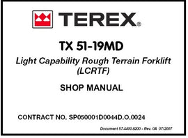 Download PDF - Terex TX 51-19MD Light Capability Rough Terrain Forklift Service Repair Manual