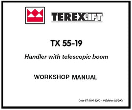 Download PDF - Terex TX 55-19 Telescopic Handler Service Repair Manual
