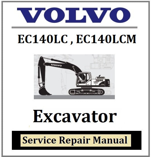 Download PDF - Volvo EC140LC , EC140LCM Excavator Service Repair Manual
