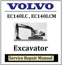 Load image into Gallery viewer, Download PDF - Volvo EC140LC , EC140LCM Excavator Service Repair Manual