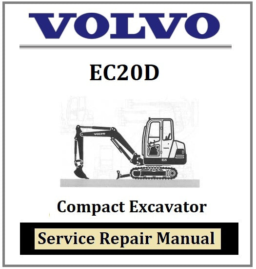 Download PDF - Volvo EC20D Compact Excavator Service Repair Manual