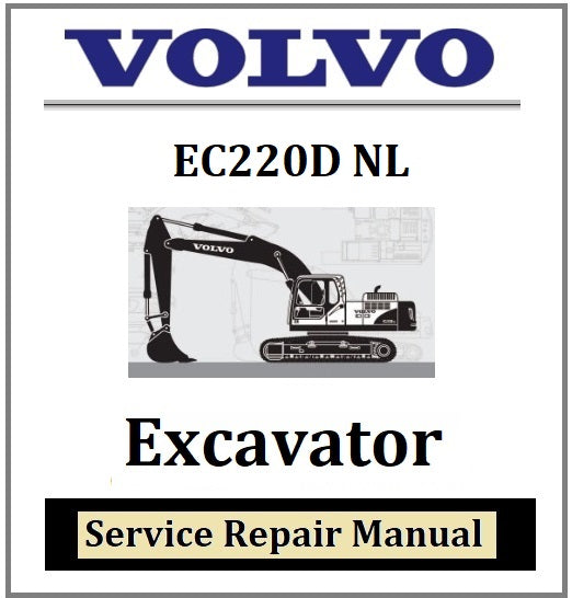 Download PDF - Volvo EC220D NL Excavator Service Repair Manual