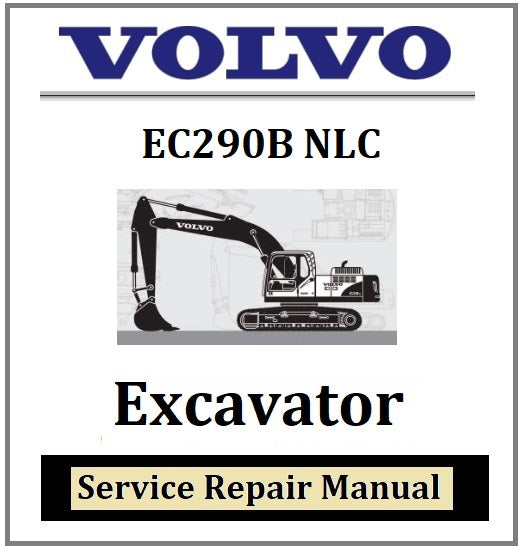 Download PDF - Volvo EC290B NLC Excavator Service Repair Manual