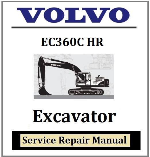 Download PDF - Volvo EC360C HR Excavator Service Repair Manual
