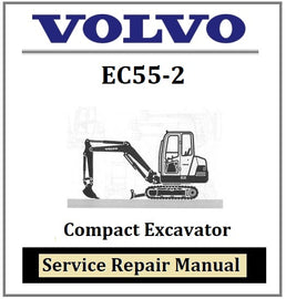 Volvo EC55-2 Compact Excavator Service Repair Manual Best PDF Download
