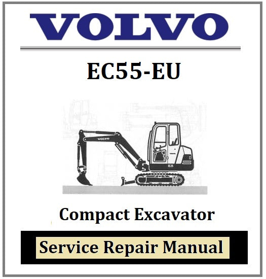 Download PDF - Volvo EC55-EU Compact Excavator Service Repair Manual