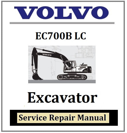 Download PDF - Volvo EC700B LC Excavator Service Repair Manual