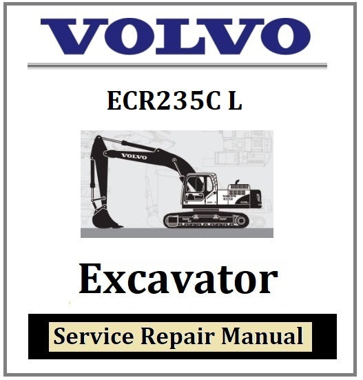 Download PDF - Volvo ECR235C L Excavator Service Repair Manual
