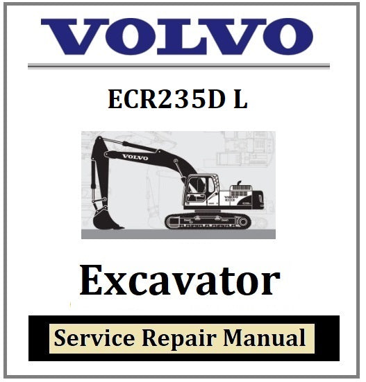 Download PDF - Volvo ECR235D L Excavator Service Repair Manual