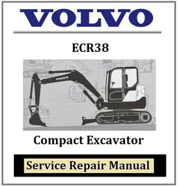Download PDF - Volvo ECR38 Compact Excavator Service Repair Manual