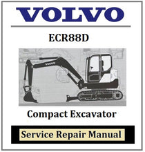 Load image into Gallery viewer, Download PDF - Volvo ECR88D Compact Excavator Service Repair Manual