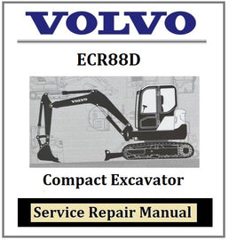 Download PDF - Volvo ECR88D Compact Excavator Service Repair Manual