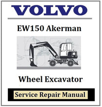 Load image into Gallery viewer, Download PDF - Volvo EW150 Akerman Wheel Excavator Service Repair Manual