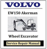 Download PDF - Volvo EW150 Akerman Wheel Excavator Service Repair Manual