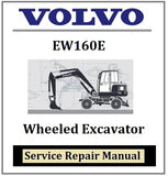 Download PDF - Volvo EW160E Wheeled Excavator Service Repair Manual