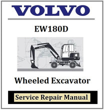 Load image into Gallery viewer, Download PDF - Volvo EW180D Wheeled Excavator Service Repair Manual