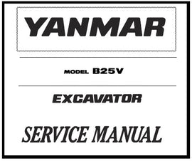 Download PDF - Yanmar B25V Excavator Service Repair Manual
