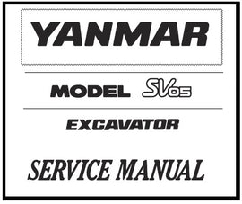 Download PDF - Yanmar SV05 Excavator Service Repair Manual