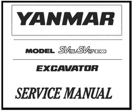 Download PDF - Yanmar SV15, SV17 (EX) Excavator Service Repair Manual