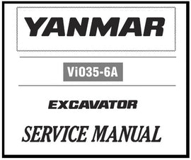 Download PDF - Yanmar ViO35-6A Excavator Service Repair Manual